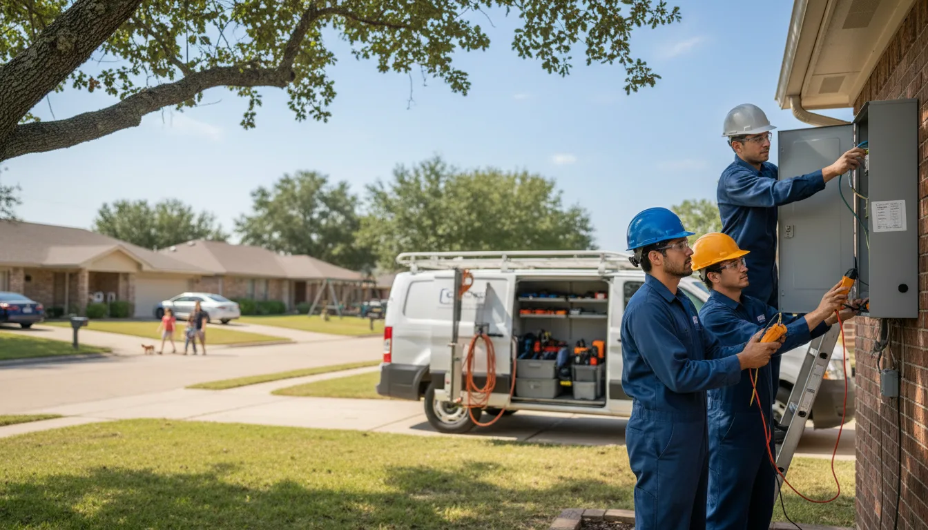 Certified electrician providing emergency electrical services in Vergas, MN